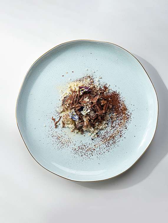 silver martini light blue microwave safe tray