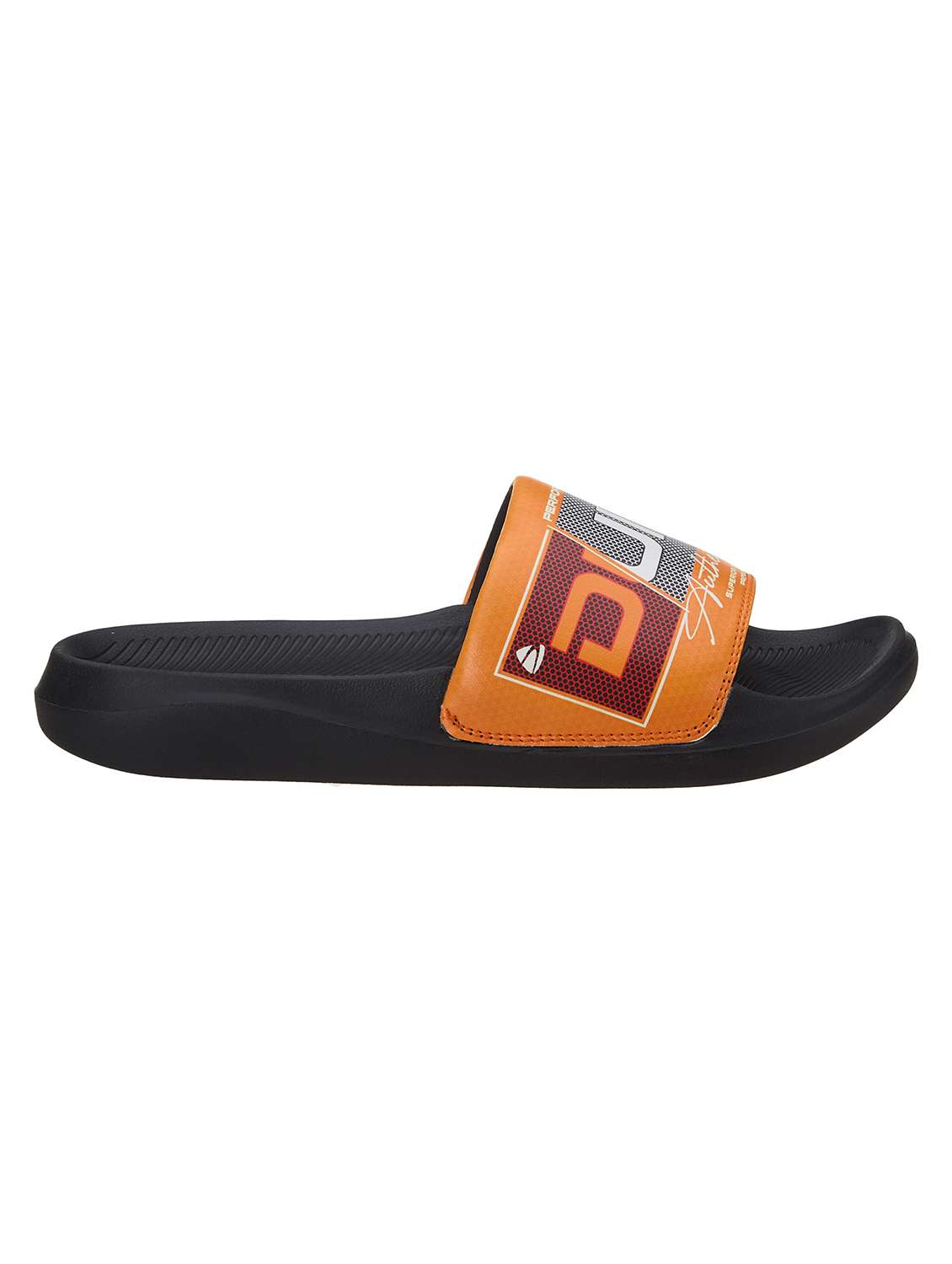 men orange slider flip flop - 21645396 -  Standard Image - 2