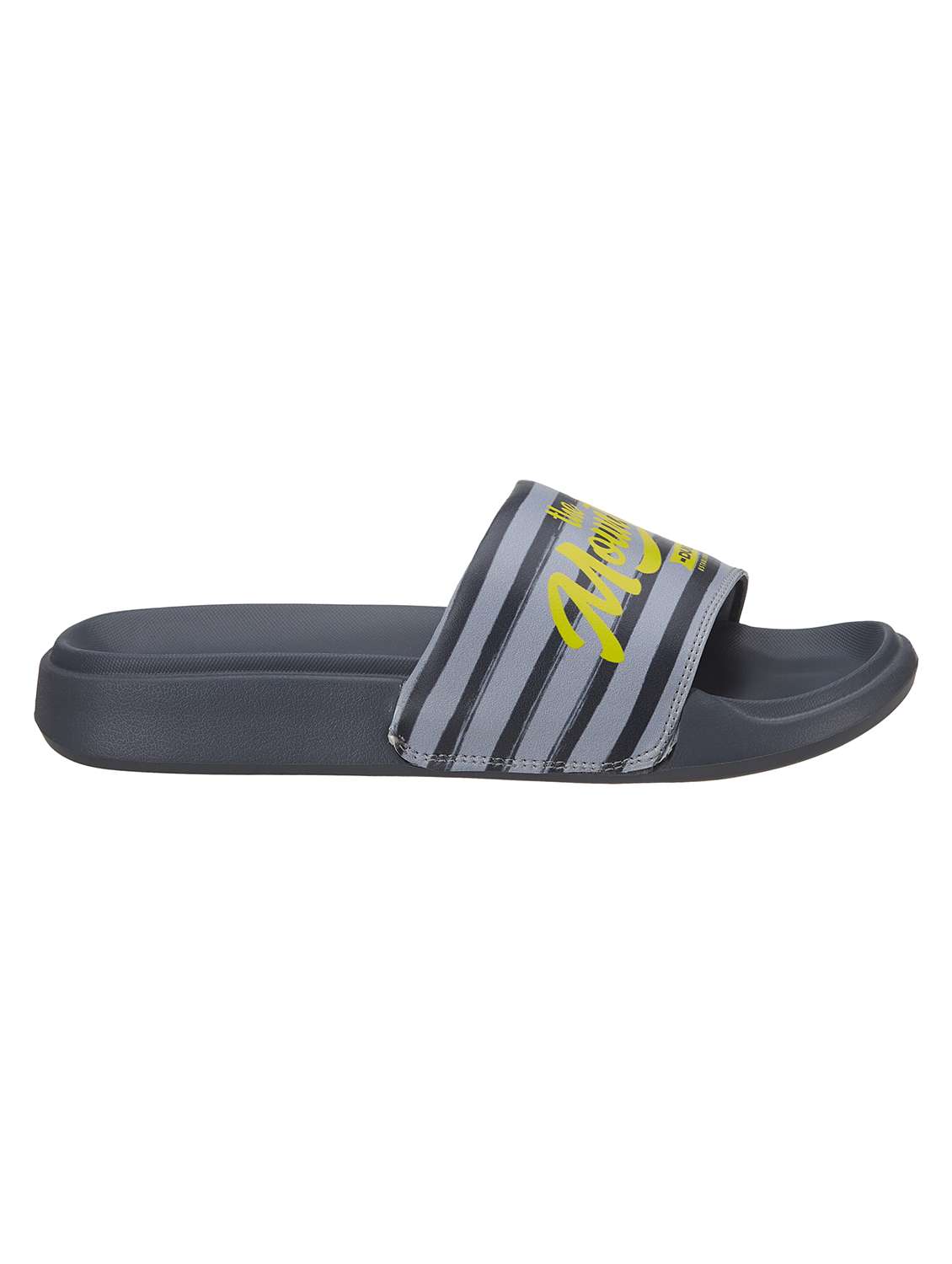 men grey slider flip flop - 21645397 -  Standard Image - 2
