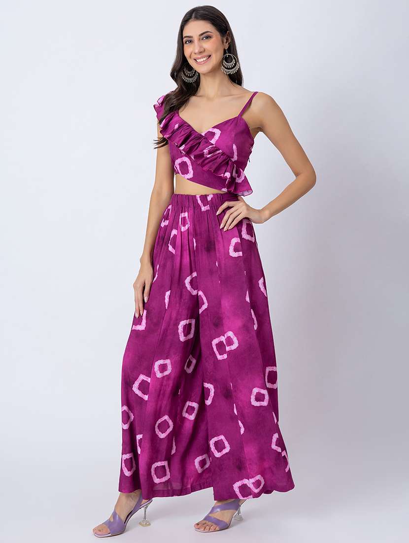 pink rayon full leg  jumpsuit - 21645501 -  Standard Image - 2