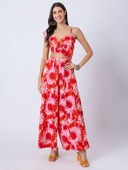 women printed full leg jumpsuit - 21645503 -  Standard Image - 0