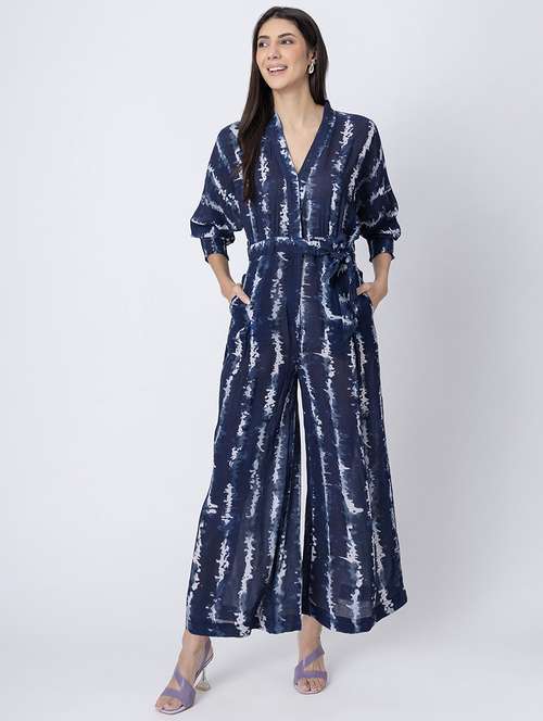 women printed full length jumpsuit - 21645504 -  Standard Image - 0