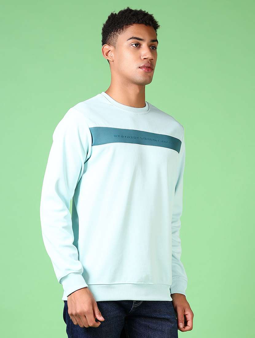 men color block long sleeve sweatshirt - 21645623 -  Standard Image - 2