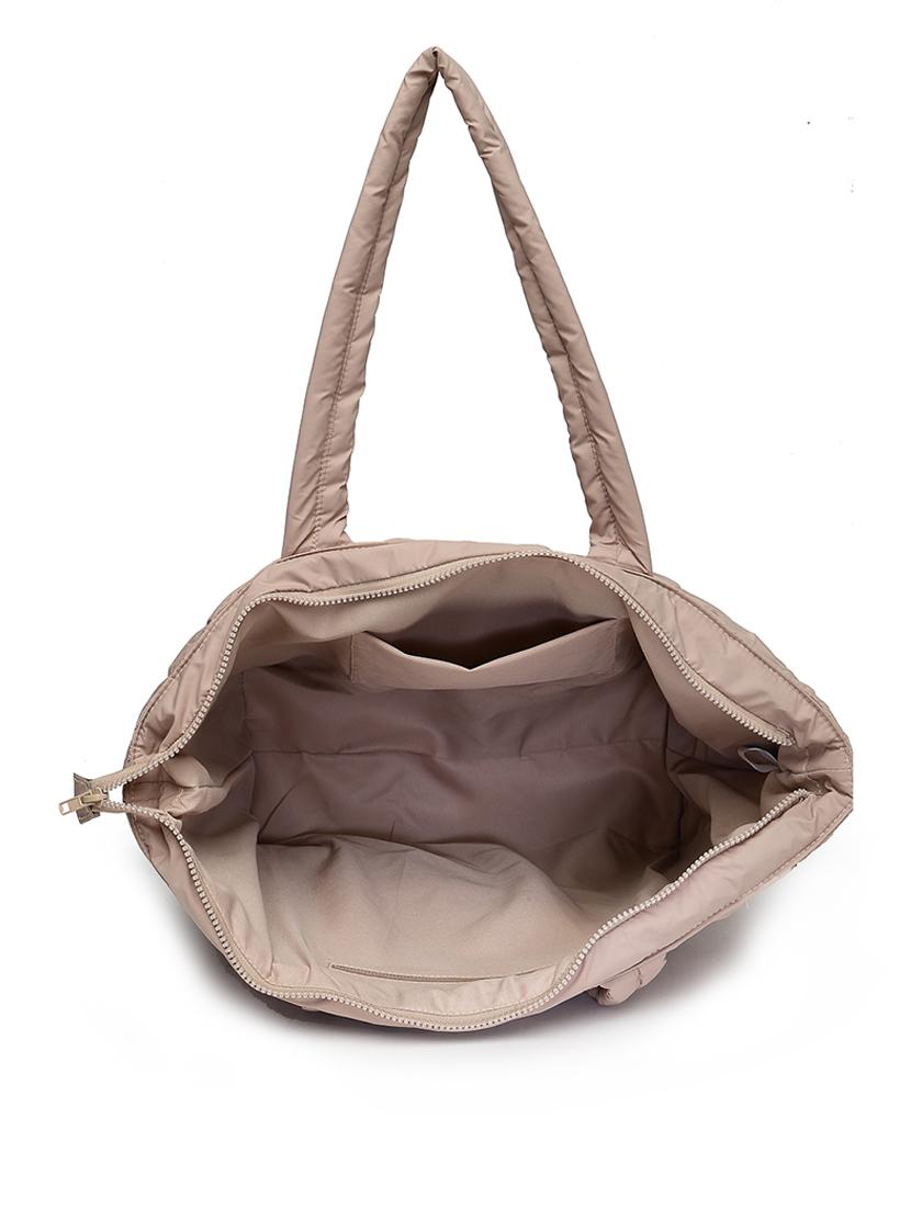 women tan quilted handbag - 21645828 - Standard Image - 2