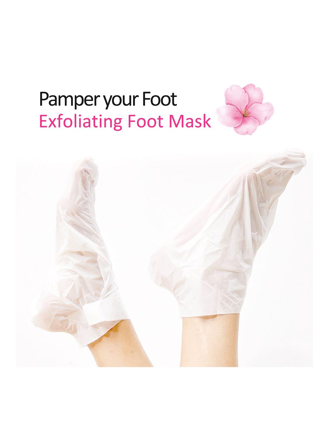 masking hydrating, moisturisation and exfoliating foot mask for smooth foot - 1 pair - 21645848 - Standard Image - 2