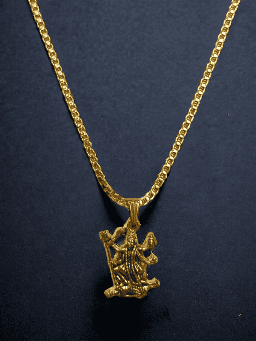 men sacred idol pendant with chain - 21646393 -  Standard Image - 2