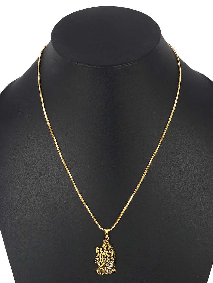 men sacred idol pendant with chain - 21646404 -  Standard Image - 2