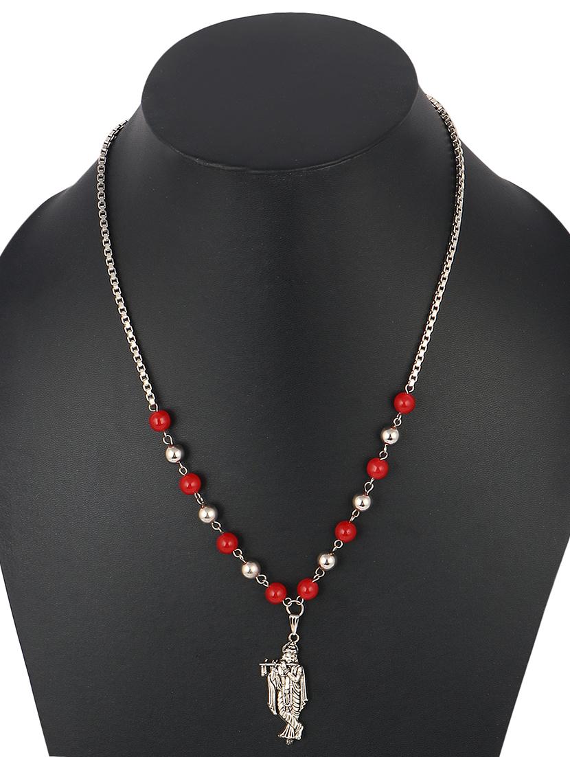 men sacred idol pendant with chain - 21646406 - Standard Image - 2