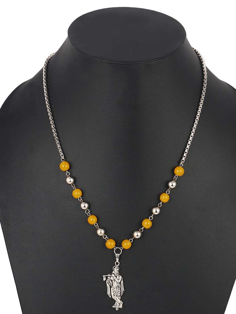 men sacred idol pendant with chain - 21646407 -  Standard Image - 2