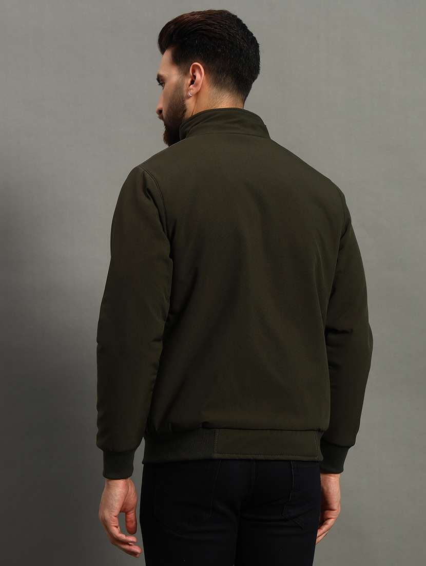 men solid long sleeve casual jacket - 21646554 -  Standard Image - 2