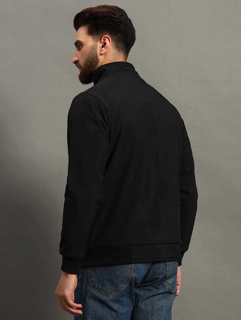 men solid long sleeve casual jacket - 21646556 -  Standard Image - 2