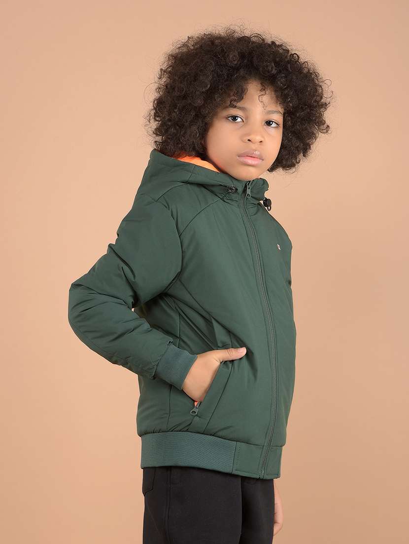boys solid long sleeve quilted jacket - 21646747 -  Standard Image - 2