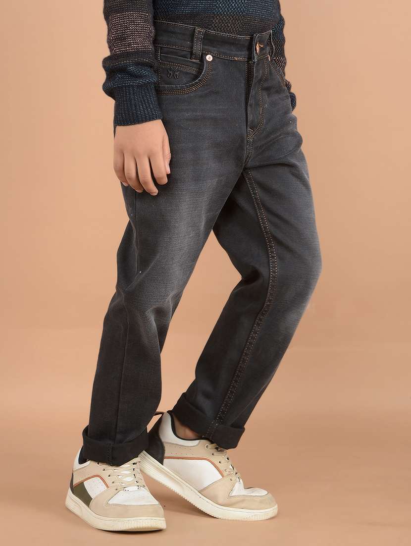 boys grey plain jean - 21646752 -  Standard Image - 2