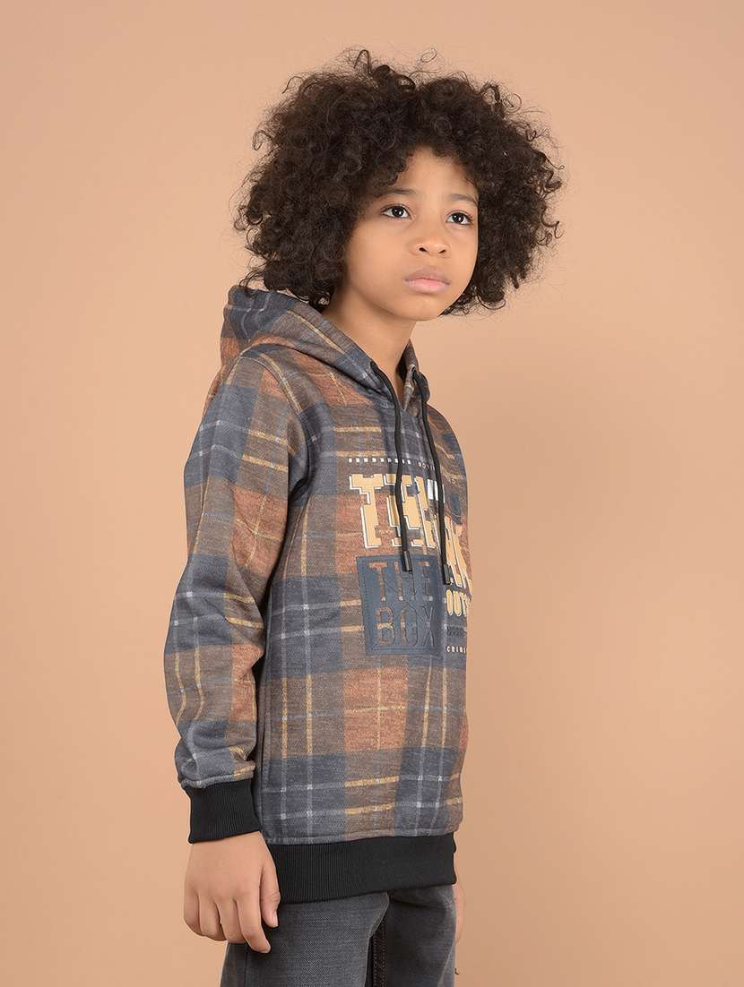 boys checks long sleeve sweatshirts - 21646787 -  Standard Image - 2