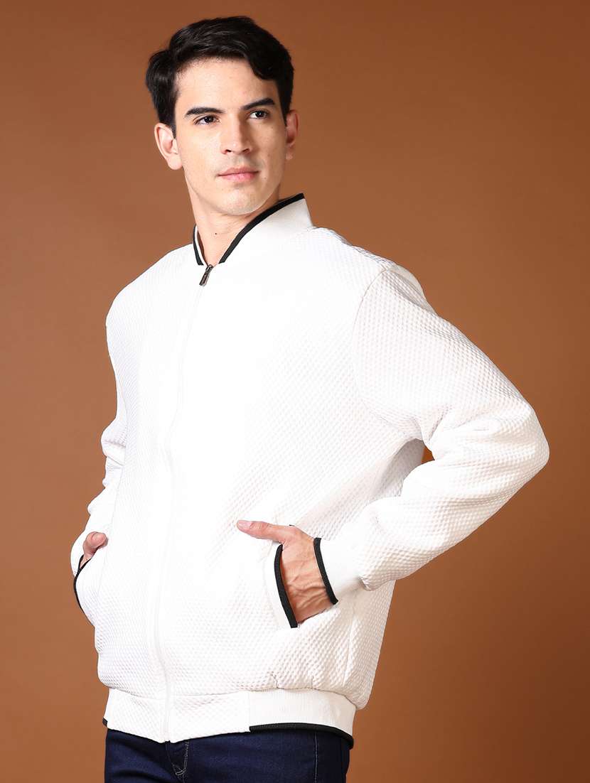 men solid long sleeve regular jacket - 21646895 -  Standard Image - 2