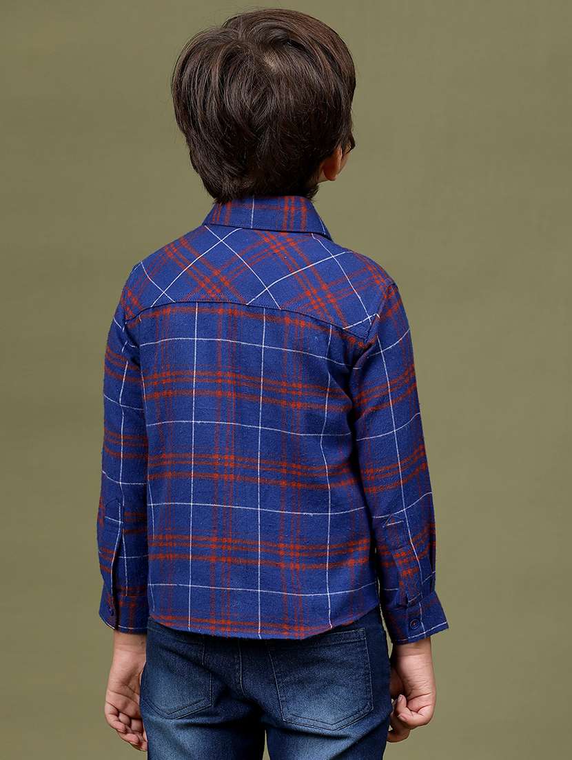 kids long sleeves checkered shirt - 21647086 -  Standard Image - 2