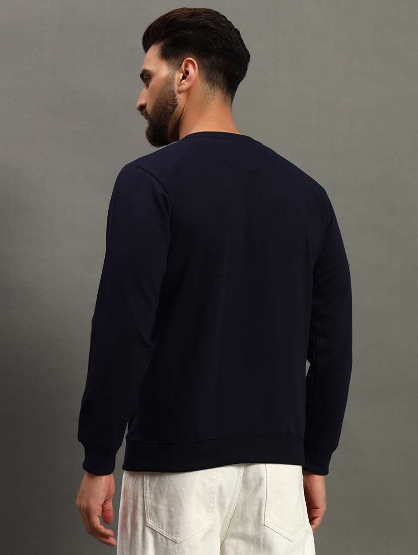 men front print regular fit sweatshirt - 21647115 -  Standard Image - 2