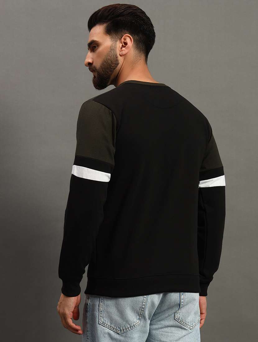 men color block regular fit sweatshirt - 21647117 -  Standard Image - 2