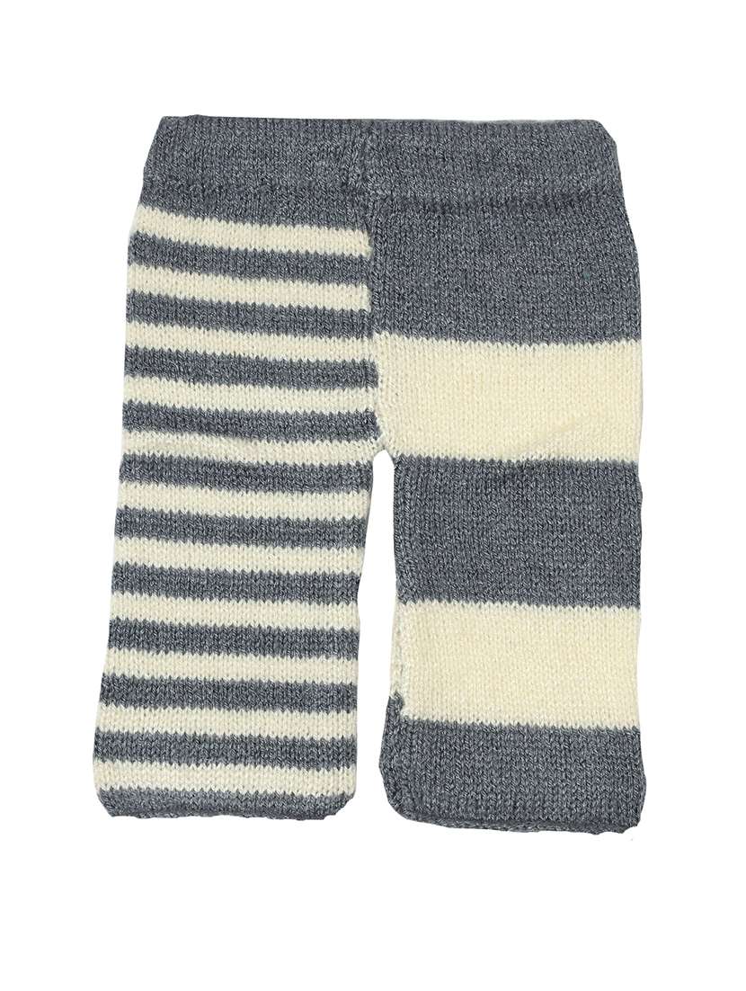 girls grey stripes casual trouser - 21647189 -  Standard Image - 2