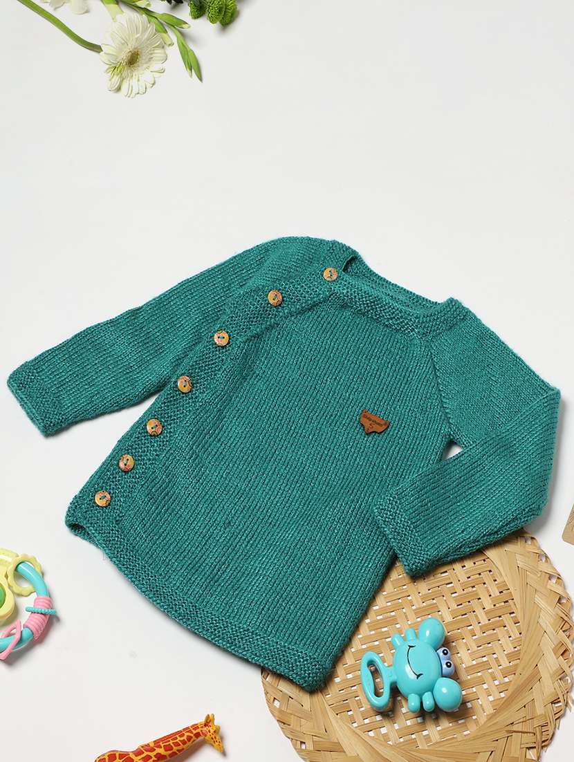 girls self design long sleeve sweater