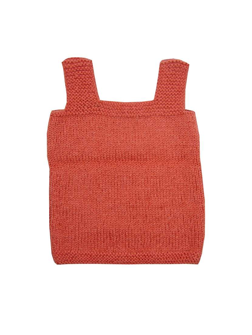girls self design sleeveless sweater - 21647223 -  Standard Image - 2
