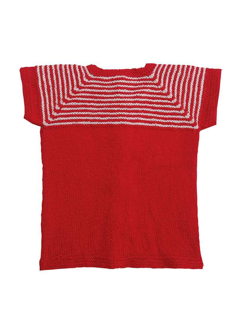 girls self design short sleeve sweater - 21647229 -  Standard Image - 2