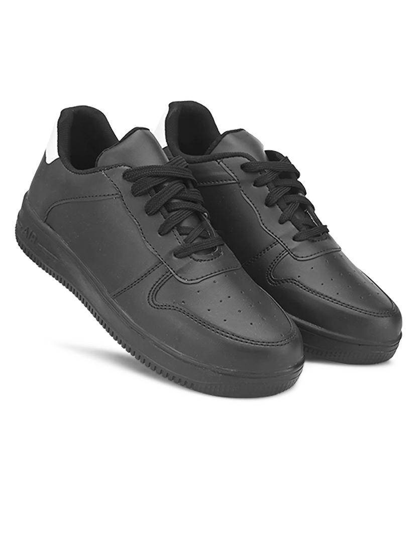 men black lace up sneaker - 21647298 - Standard Image - 2
