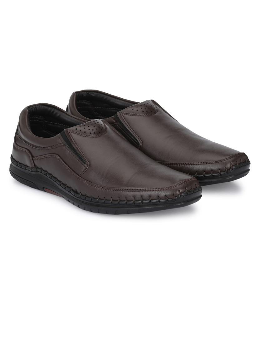 men plain slip on formal shoes - 21647302 -  Zoom Image - 0