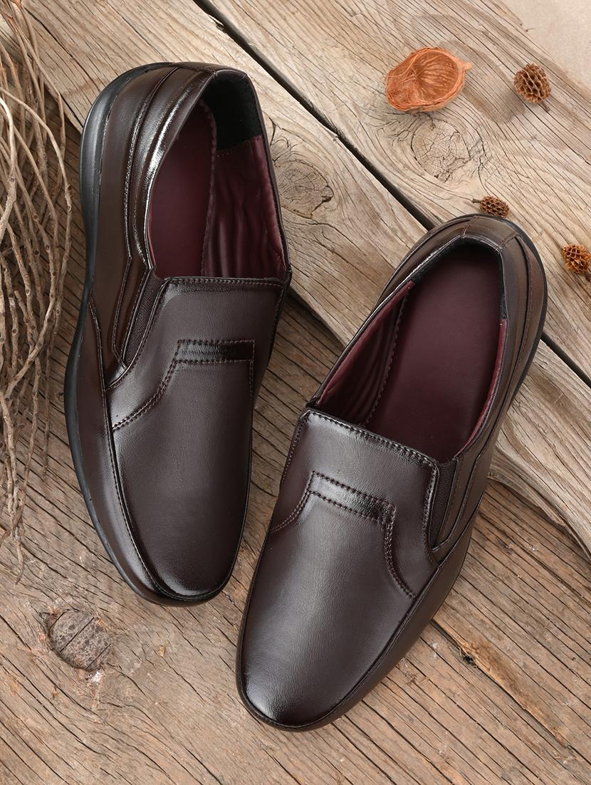 men plain slip on formal shoes - 21647303 - Zoom Image - 0
