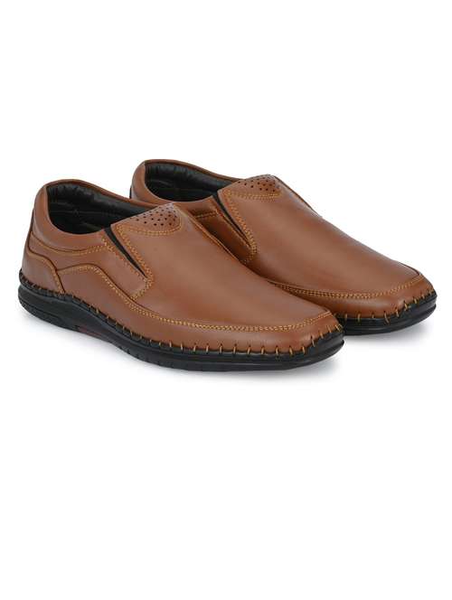 men plain slip on formal shoes - 21647305 - Standard Image - 0