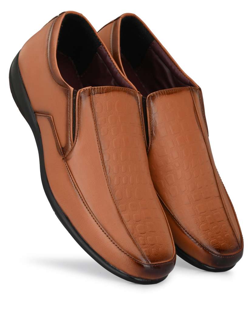 men plain slip on formal shoes - 21647307 -  Standard Image - 2