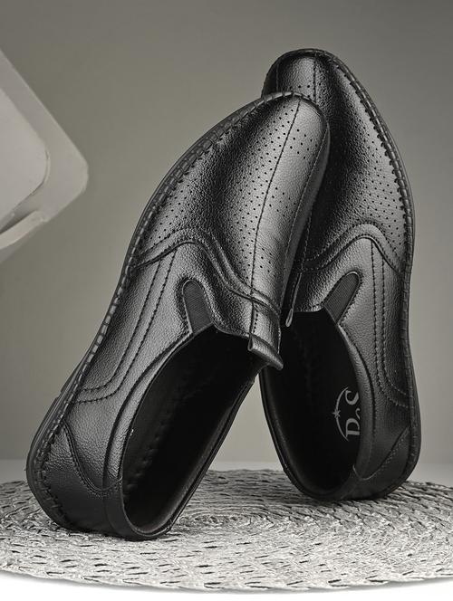 men plain slip on casual shoes - 21647309 - Standard Image - 0