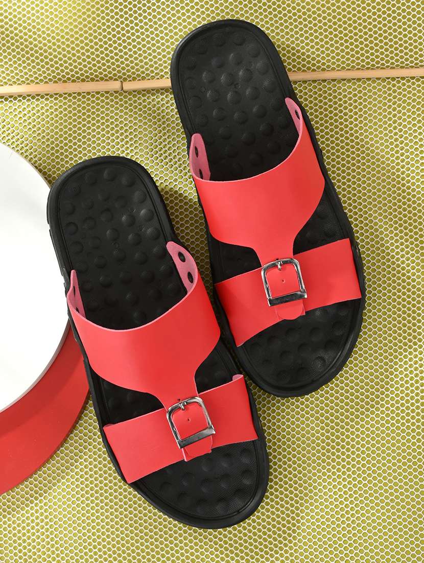 men red slip on sandals