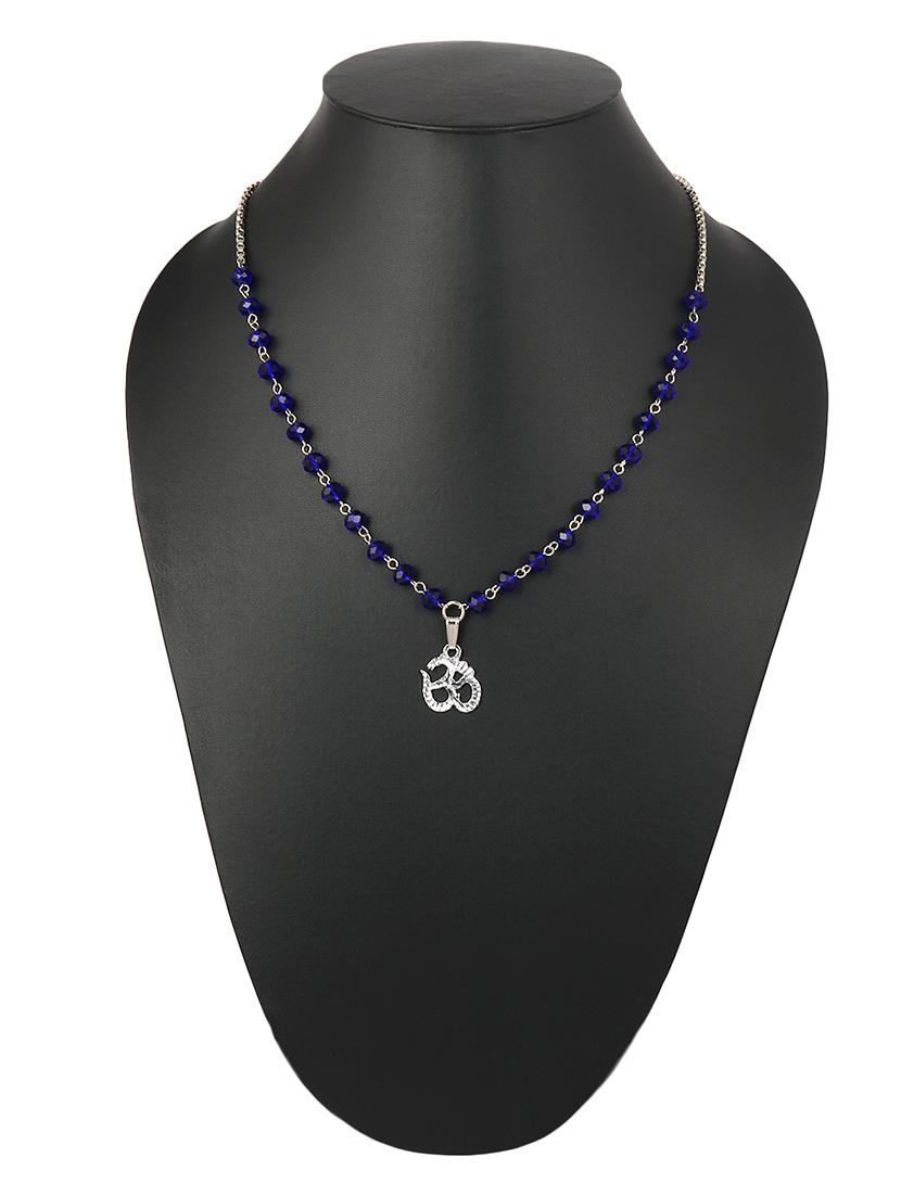 men sacred om pendant with chain - 21647407 - Standard Image - 2
