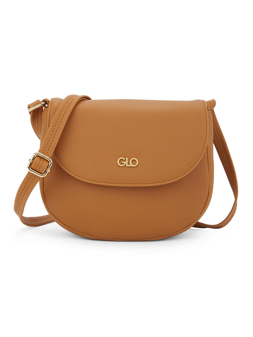 women solid leatherette sling bag - 21647413 - Zoom Image - 0
