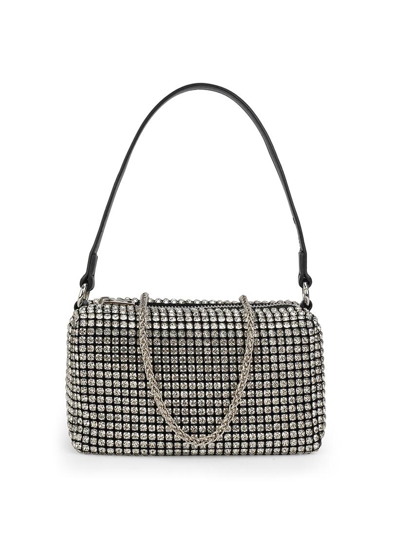 women embellished party handheld bag with detachable strap - 21648251 -  Zoom Image - 0
