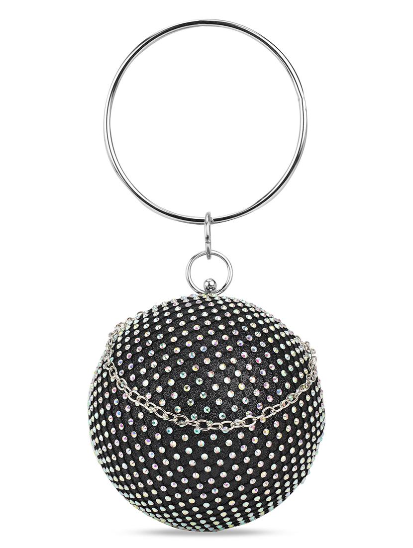 mini rhinestone ball shaped evening clutch - 21648254 - Zoom Image - 0