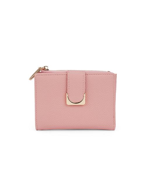 women solid leatherette wallet - 21648261 - Standard Image - 0