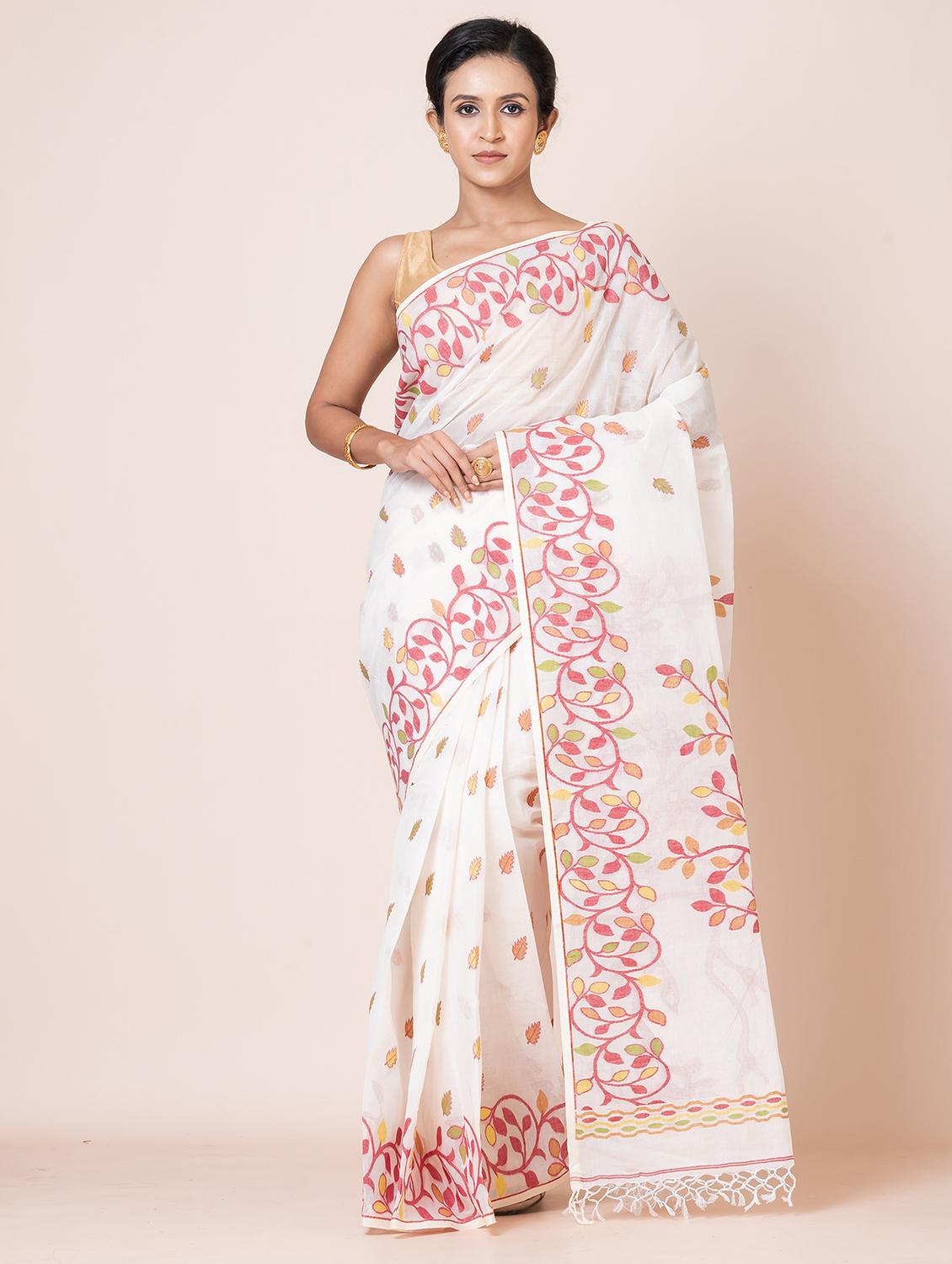women self design handloom saree - 21648398 - Zoom Image - 0