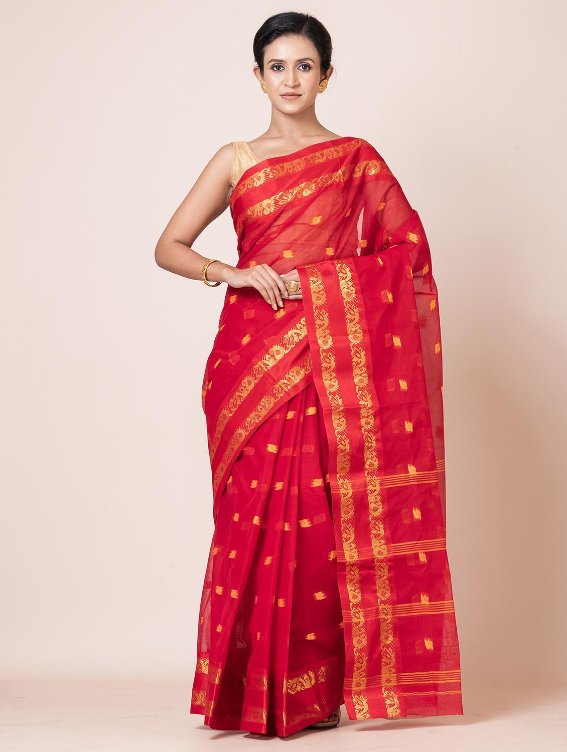 women self design handloom saree - 21648437 - Zoom Image - 0