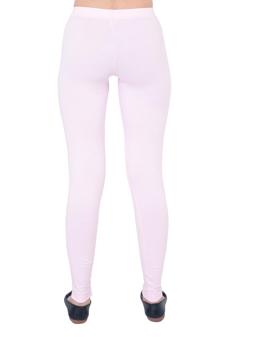 women plain mid rise ankle length leggings - 21648811 - Standard Image - 2