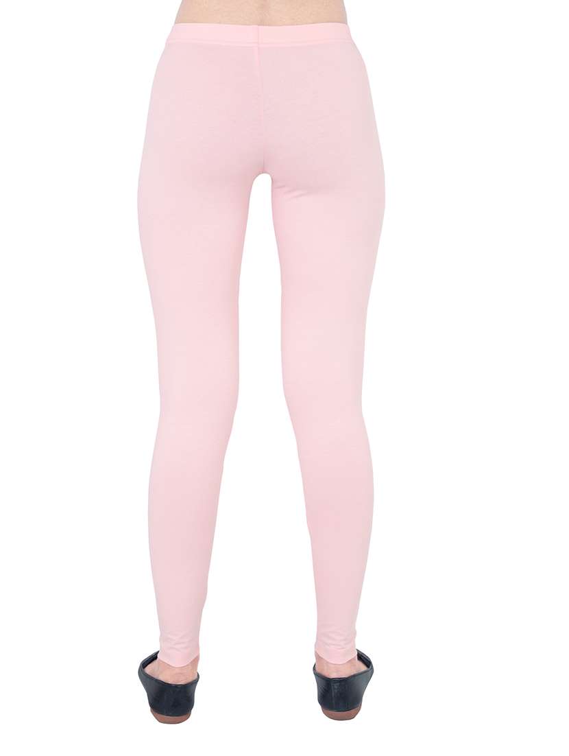 women plain mid rise ankle length leggings - 21648833 -  Standard Image - 2