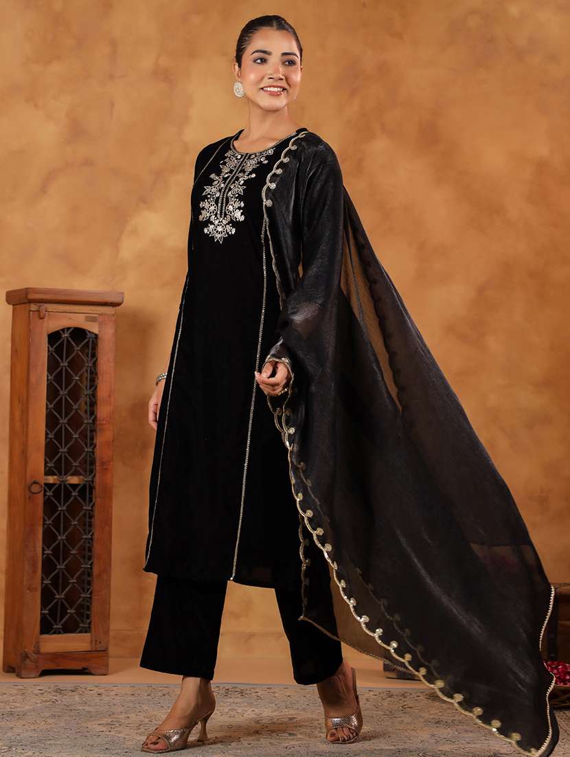 women embroidered kurta pant set with duaptta - 21648942 - Standard Image - 2