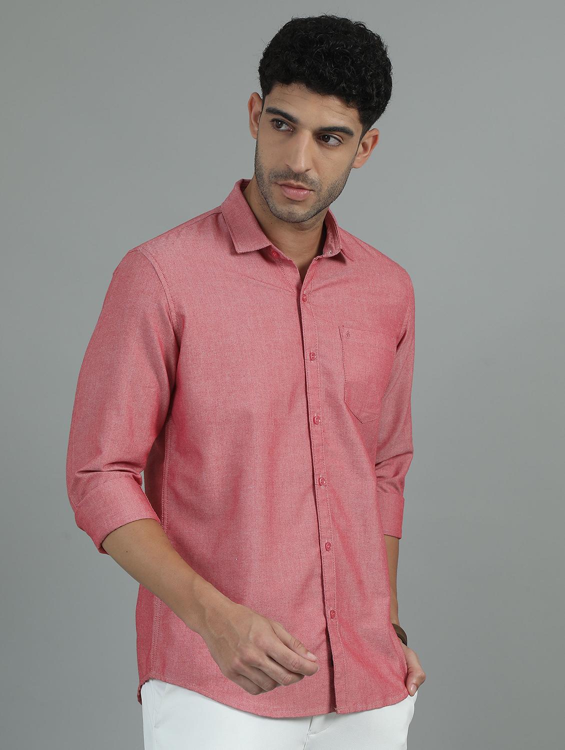 men long sleeves solid casual shirt - 21649353 - Standard Image - 2