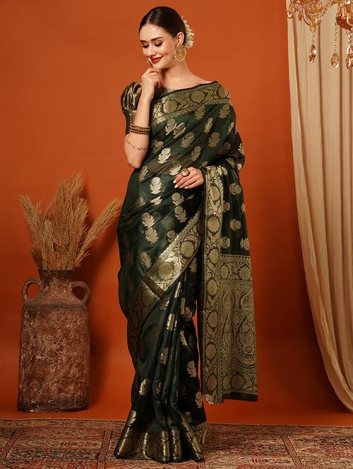 women self design banarasi saree - 21649459 - Standard Image - 0