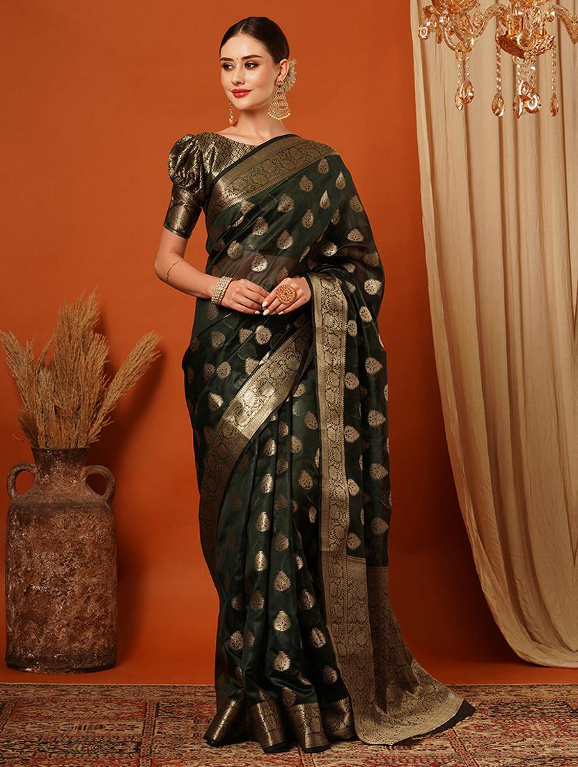 women self design banarasi saree - 21649464 - Zoom Image - 0