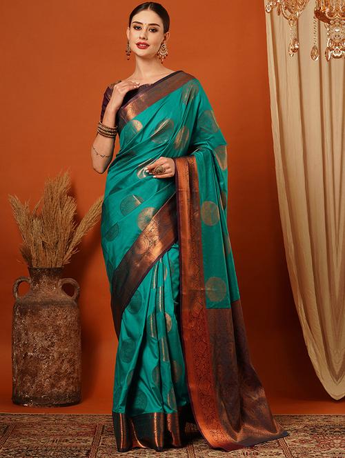 women self design banarasi saree - 21649486 - Standard Image - 0