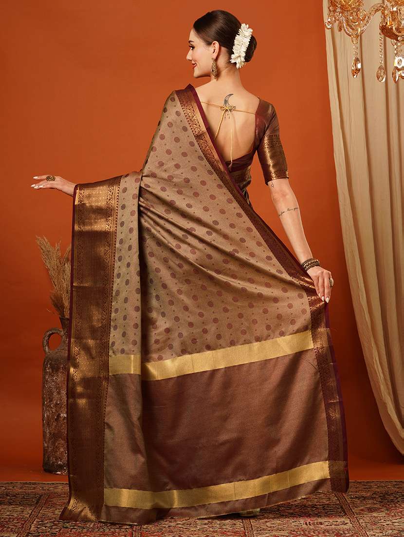 women printed bordered saree - 21649539 -  Standard Image - 2