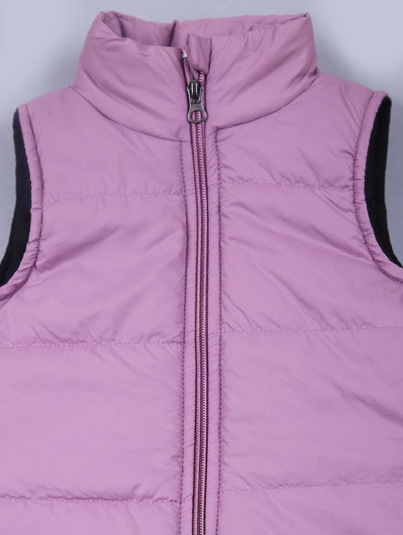 kids solid sleeveless jacket - 21649757 -  Standard Image - 2