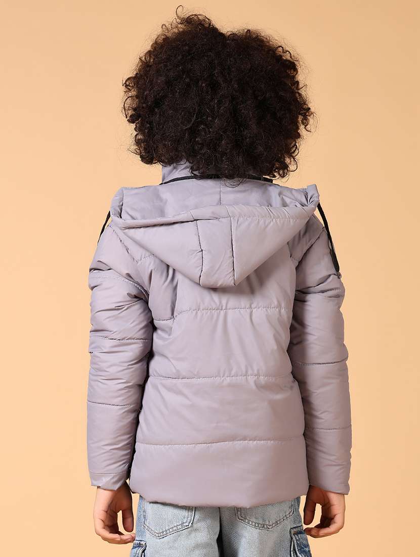 boys color block long sleeve quited jacket  - 21649782 -  Standard Image - 2